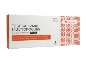 Test Salivaire Multidrogues </br> 6 classes - Seuil bas