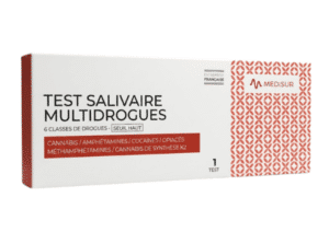 Test Salivaire Multidrogues </br> 6 classes - Seuil haut